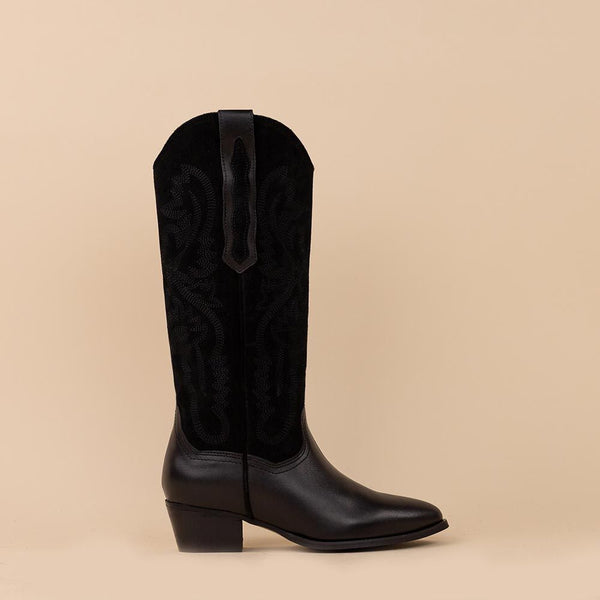 DWRS Tulsa Western Boots (Black)
