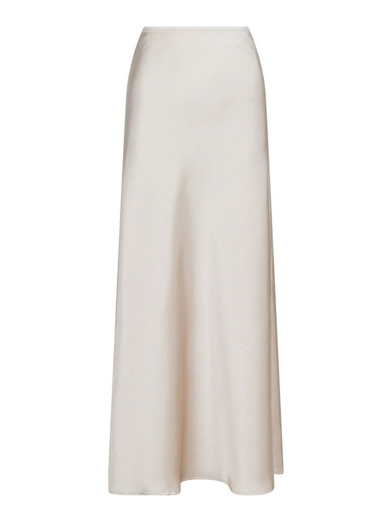 Neo Noir Vicky Heavy Sateen Skirt (Champagne)