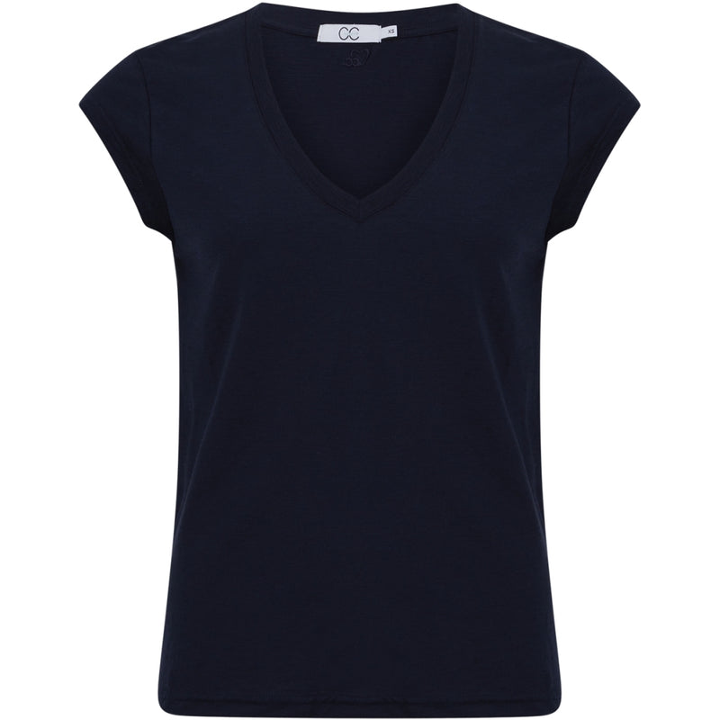 CC Heart V Neck T Shirt (Night Sky)