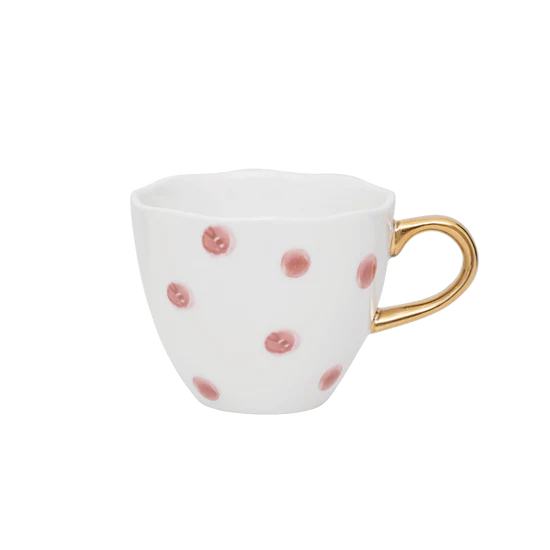 Good Morning Mugs - Pink Dots (Mini)