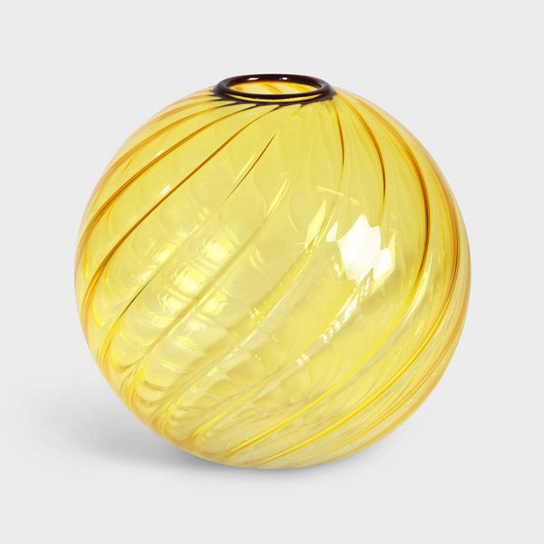Yellow Spiral Vase