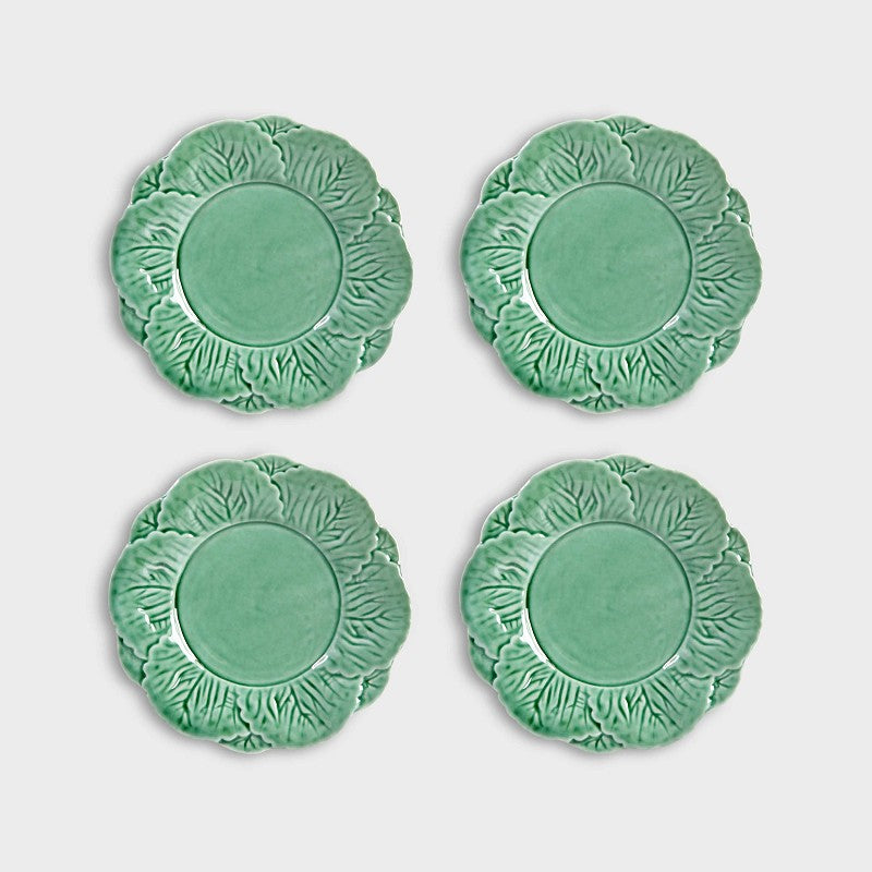 Cabbage Plates Set of 4