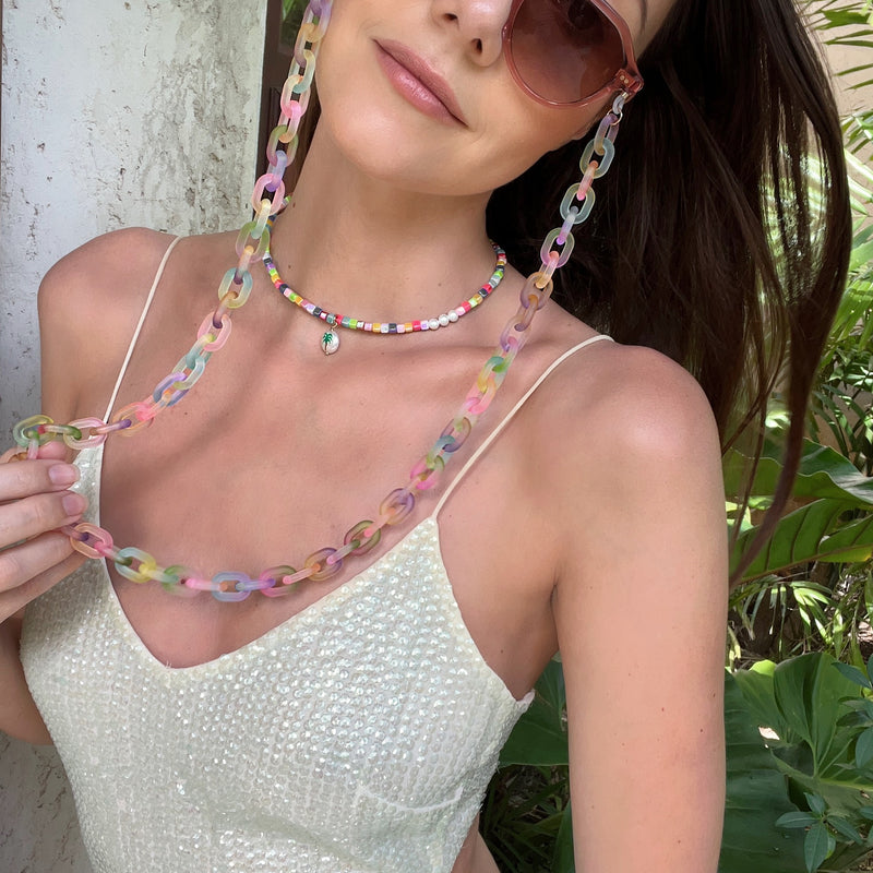 Talis Sunglasses Chain Pastel Compote