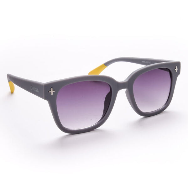OKKIA Giovanni Sunglasses in Grey & Yellow