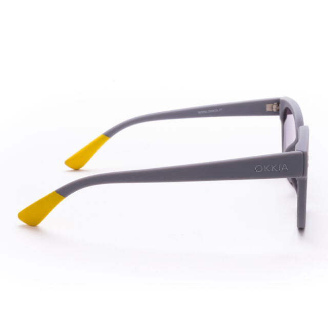OKKIA Giovanni Sunglasses in Grey & Yellow
