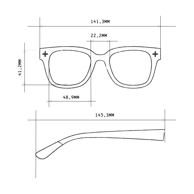 OKKIA Giovanni Sunglasses in Blue & Tortoiseshell