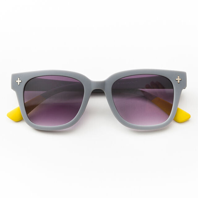 OKKIA Giovanni Sunglasses in Grey & Yellow