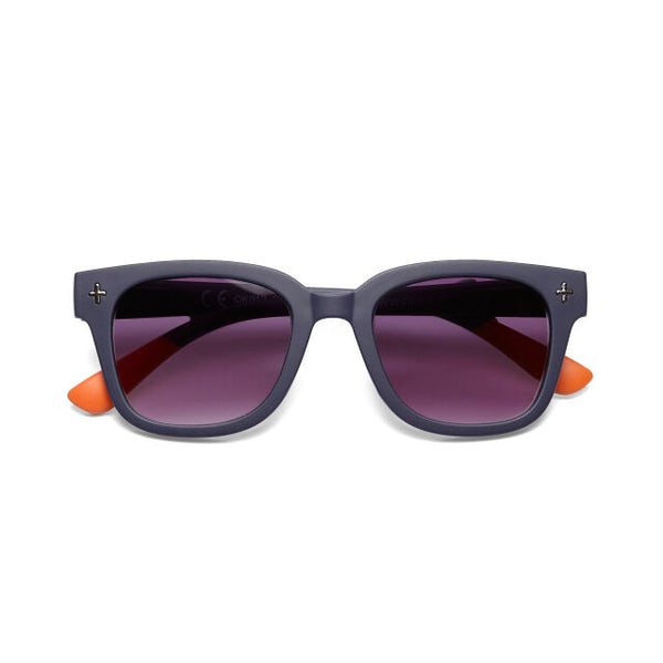 OKKIA Giovanni Sunglasses in Navy & Orange