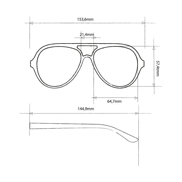 OKKIA Alessio Sunglasses in Kale Havana