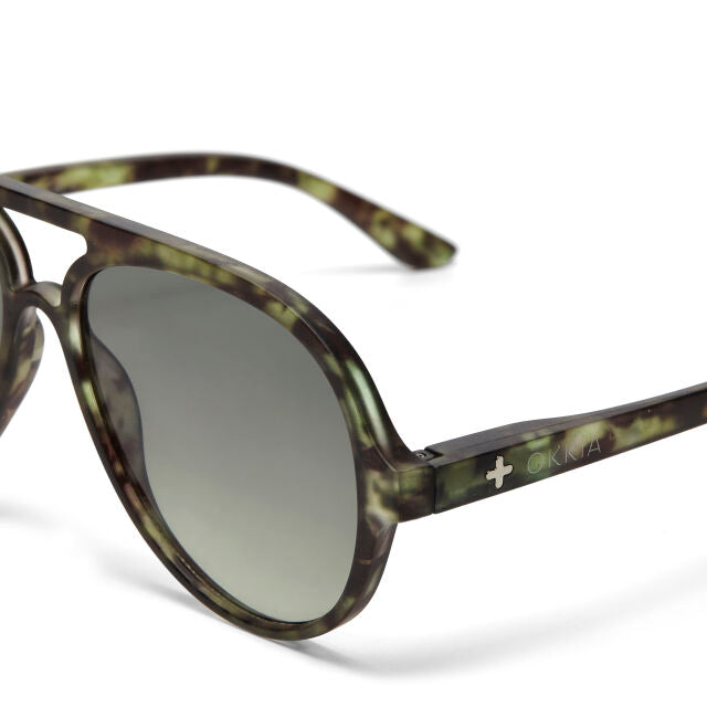 OKKIA Alessio Sunglasses in Kale Havana