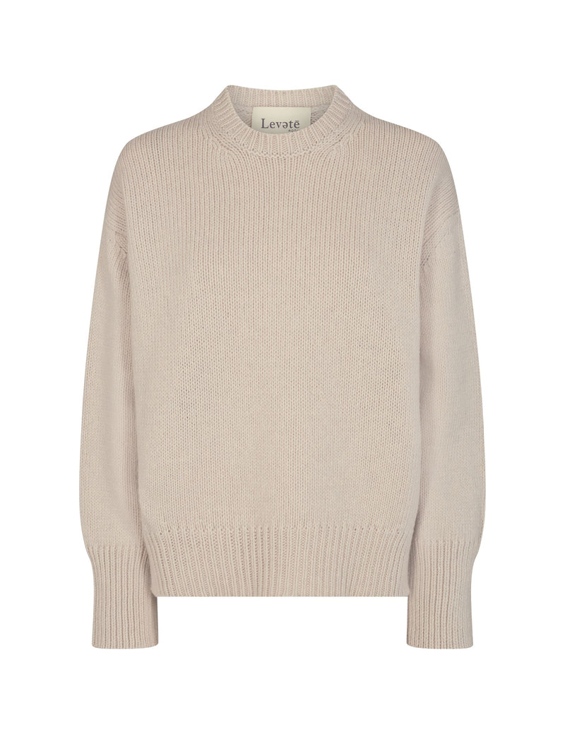 Levete Room Perle Wool Jumper - Cream
