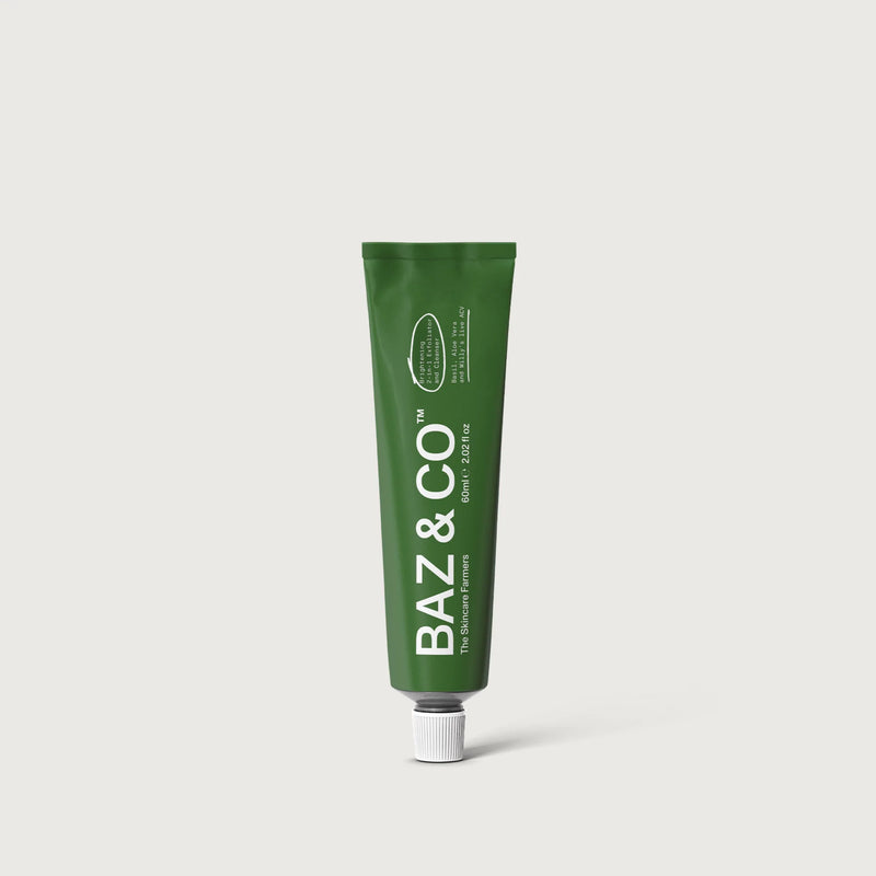 Baz & Co Brightening 2-in-1 Exfoliator & Cleanser for Men 75ml