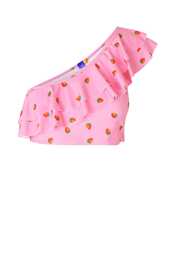 Cras Agnes Strawberry Bikini Top