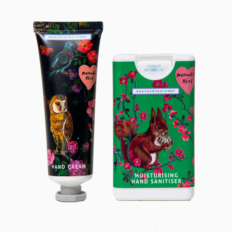 Natalie Lete Forest Folk Cosmetic Pouch (with Hand Cream & Hand Sanitiser)