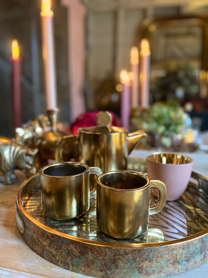 Soft Winter Colours Porcelain Tea Light Holders