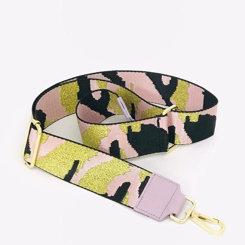 Camo Strap with pink leather