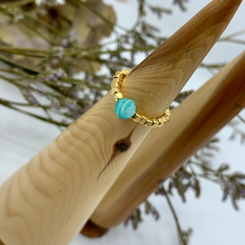 IBU Peggy Amazonite Ring