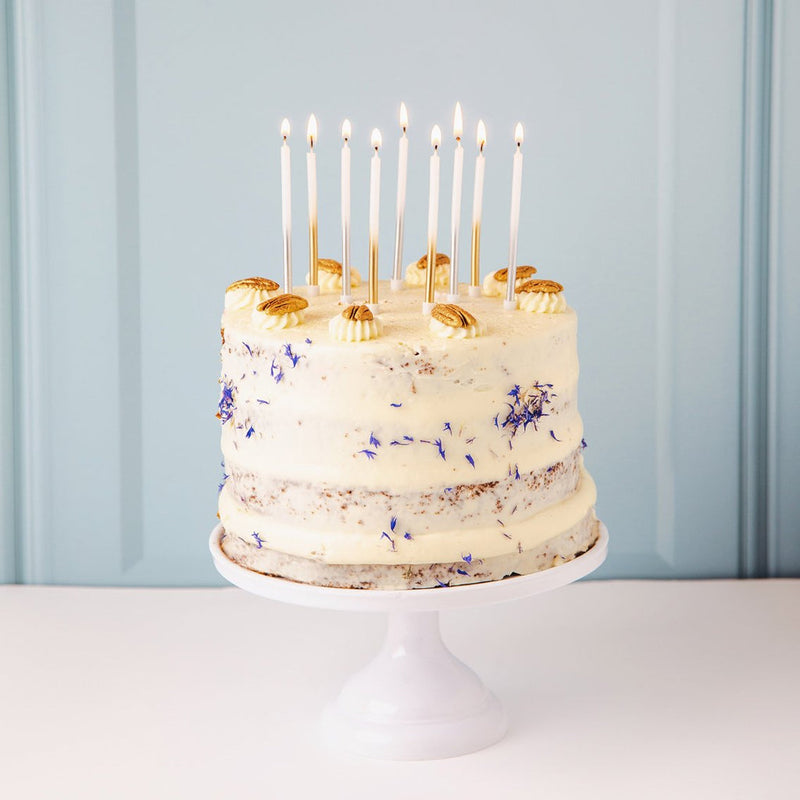 Gold Ombre Cake Candles