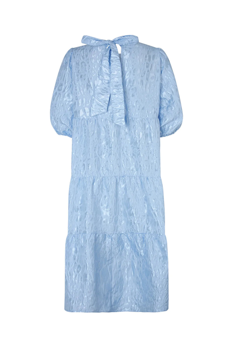Lili Dress - Cashmere Blue Leopard