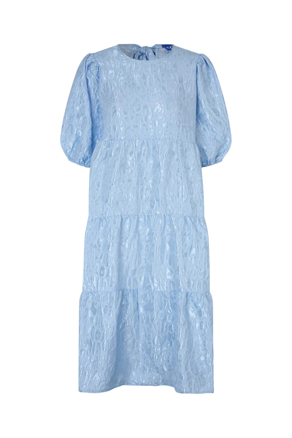 Lili Dress - Cashmere Blue Leopard