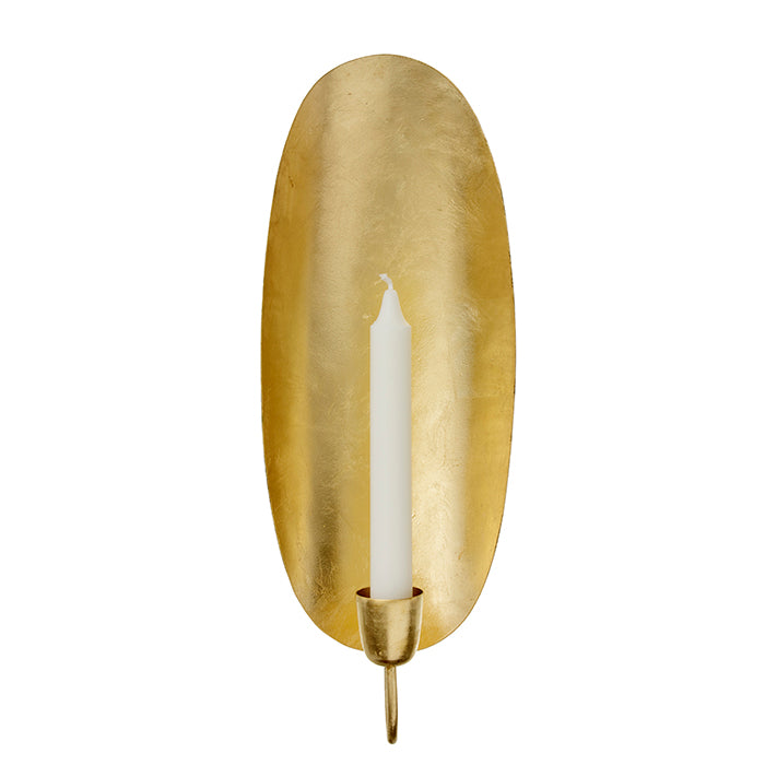 Golden Wall Light - Oval