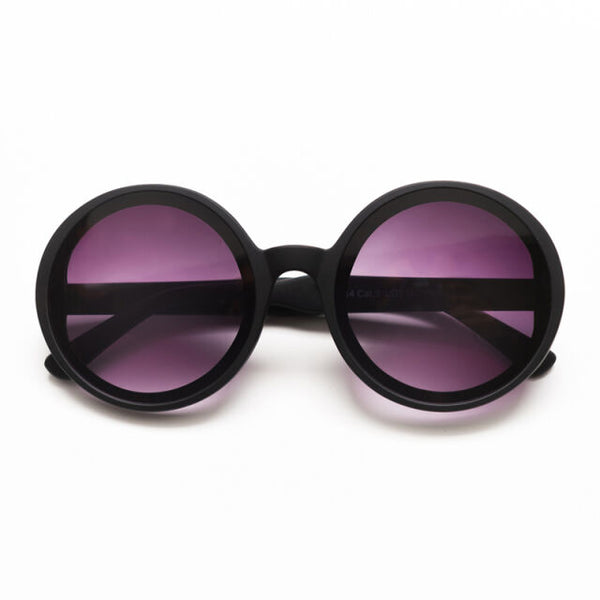 OKKIA Sunglasses Round Lens (Black)