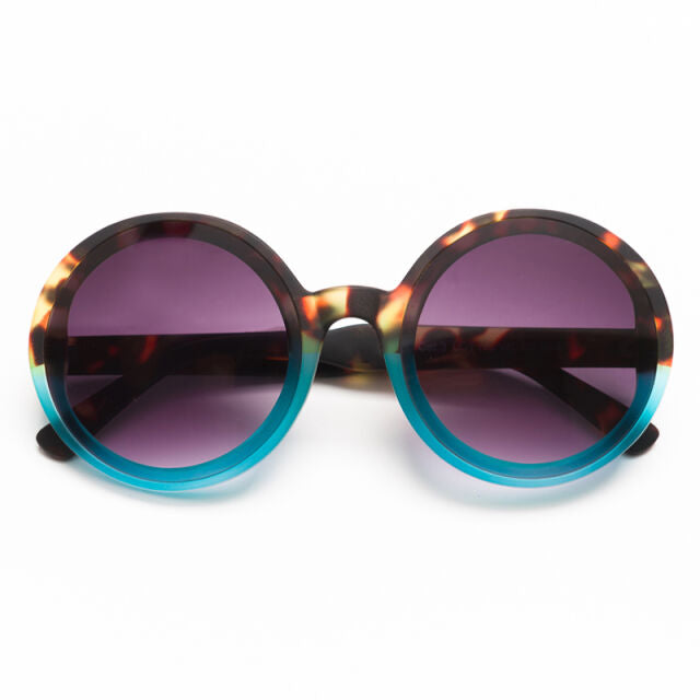 OKKIA  Sunglasses Round Lens (Blue & Tortoise Shell)