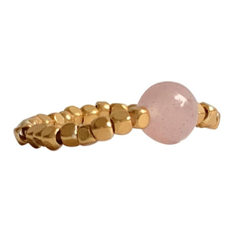 IBU Peggy Rose Quartz Ring