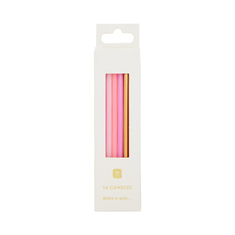 Rose Pink Cake Candles