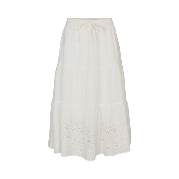 Sofie Schnoor White Cotton Maxi Skirt