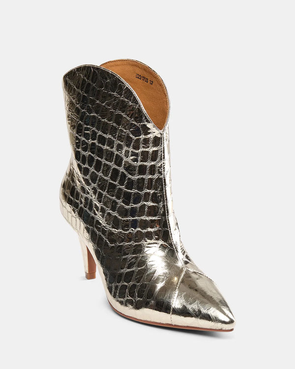 Sofie Schnoor Gold Croc Boots