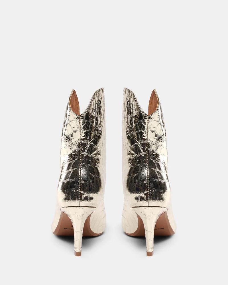 Sofie Schnoor Gold Croc Boots