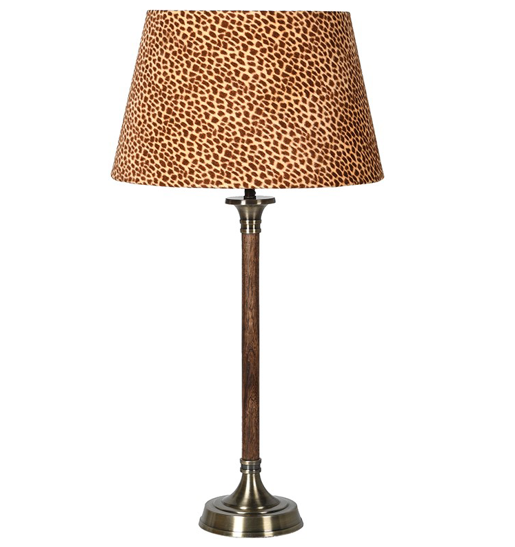 Leopard Shade Classic Lamp
