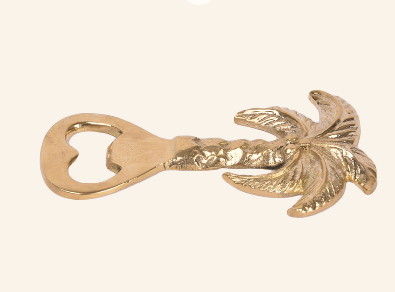 Brass Palm Tree Bottle Opener