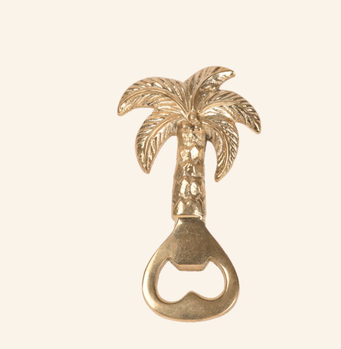 Brass Palm Tree Bottle Opener