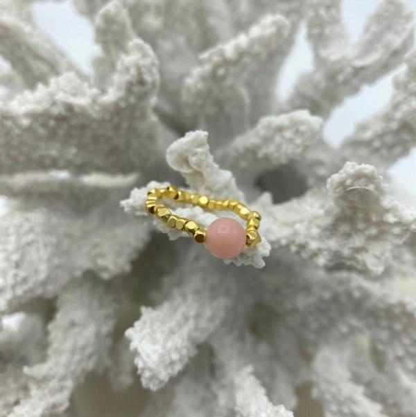 IBU Peggy Rose Quartz Ring