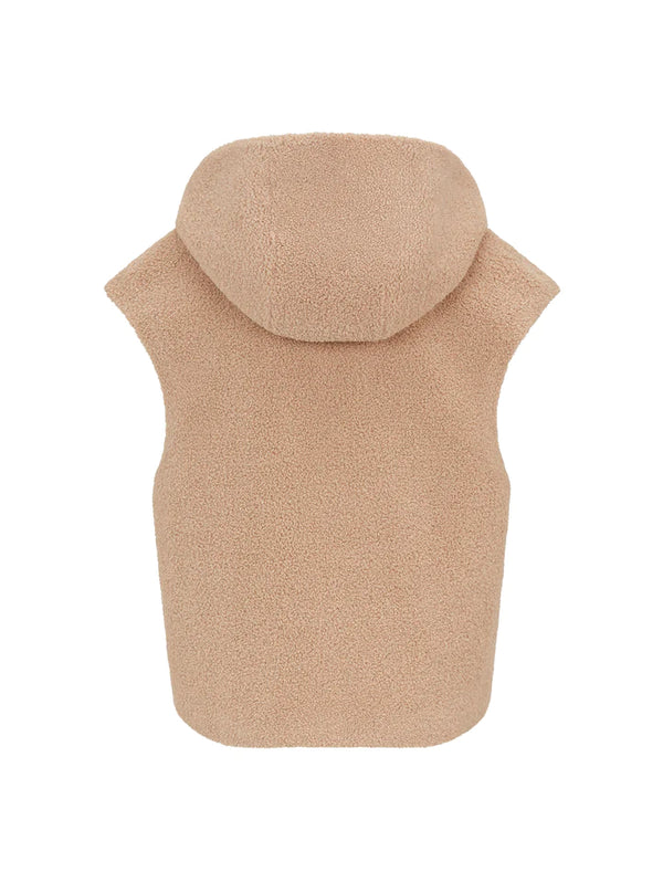NOOKI Aspen Hooded Gilet in Mink