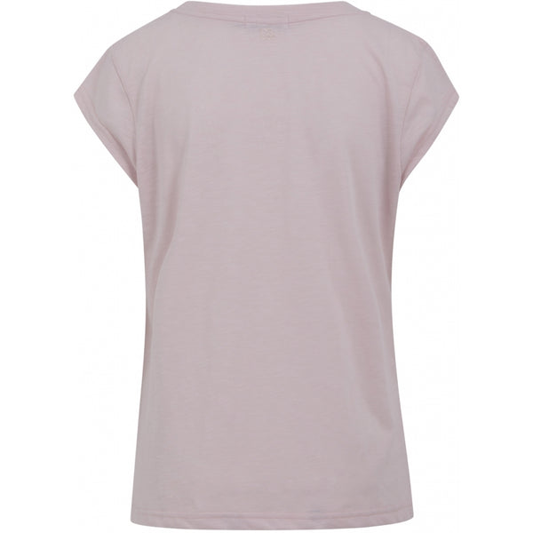 CC Heart V Neck T Shirt (DAISY PINK)