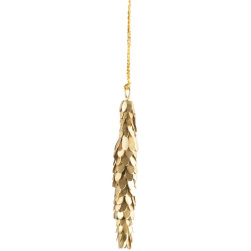 Antique Gold Thin Pine Cone