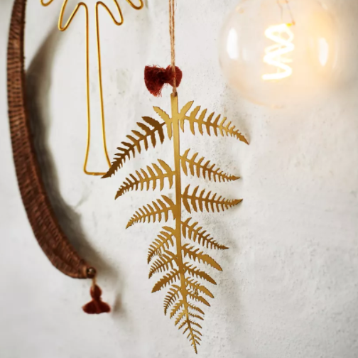 Metal Fern Leaf