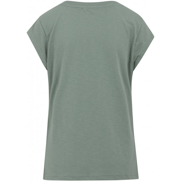 CC Heart V Neck T Shirt (GREEN DAWN)