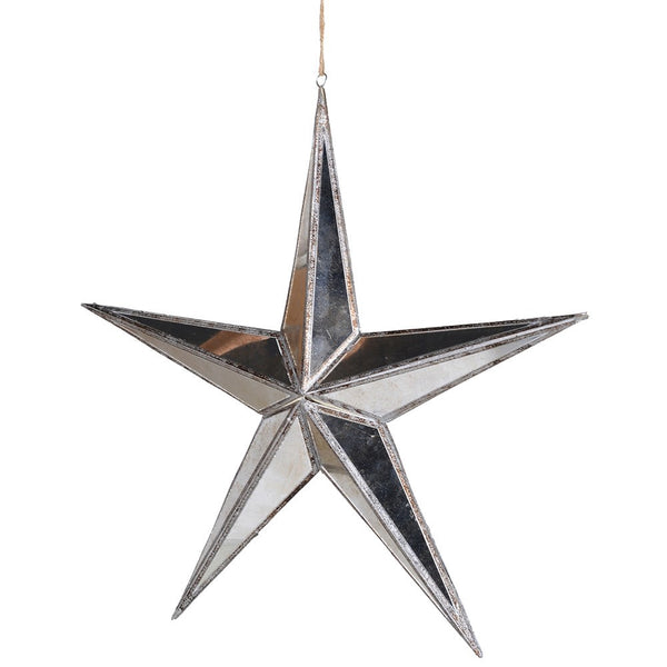 Hanging Mirrored Star