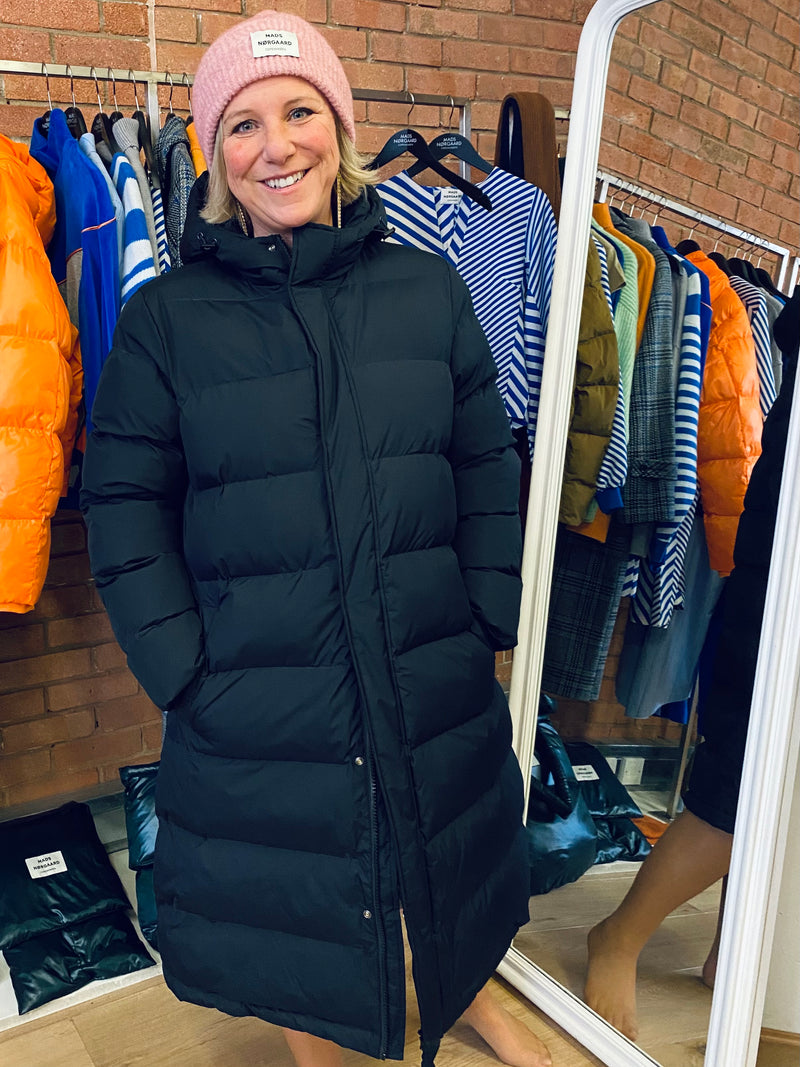 MADS NORGAARD Dark Navy Down Coat