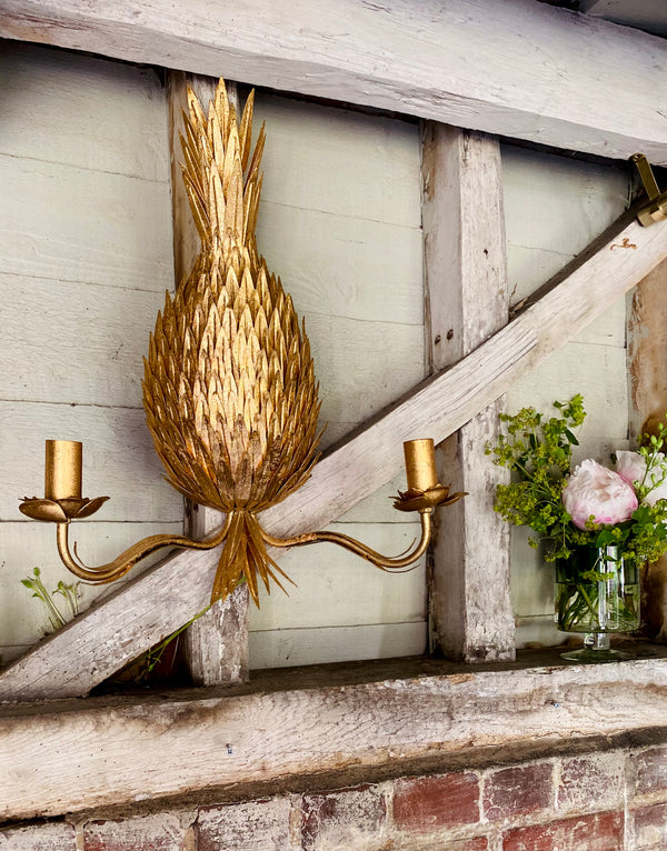 Pineapple Electrified Wall Light