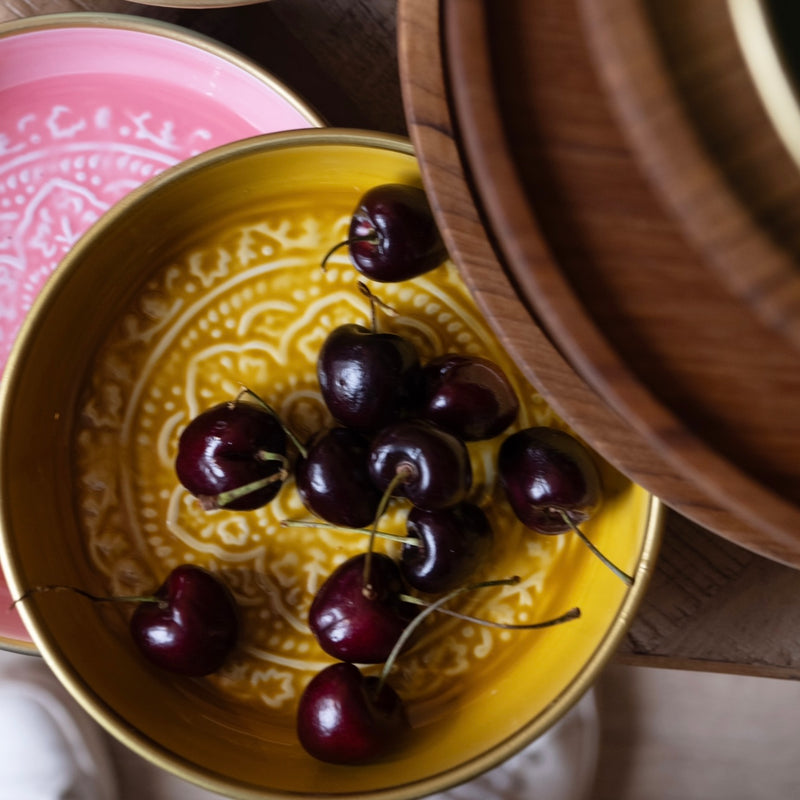 Enamel Bowl (Ochres)