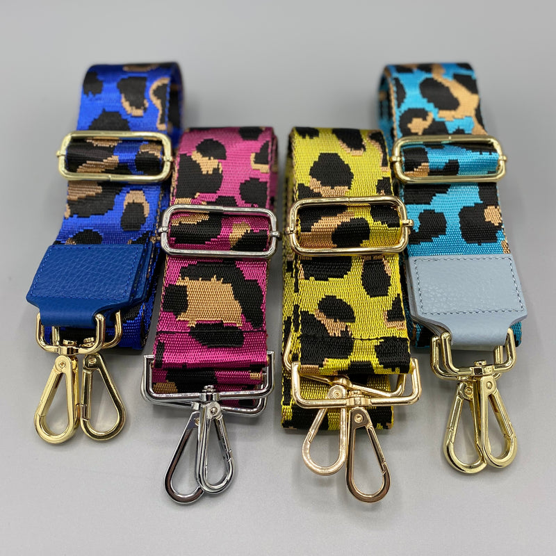 Vivid Leopard Strap (Yellow / Pink)