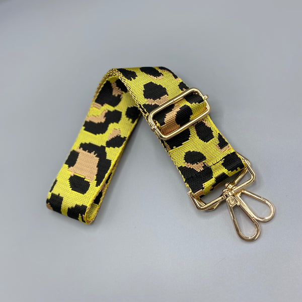 Vivid Leopard Strap (Yellow / Pink)