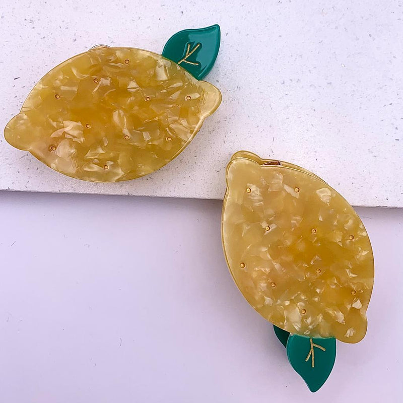 Lemon hair Claw Clip