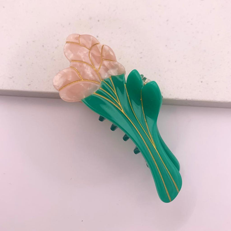 Flower hair Claw Clip