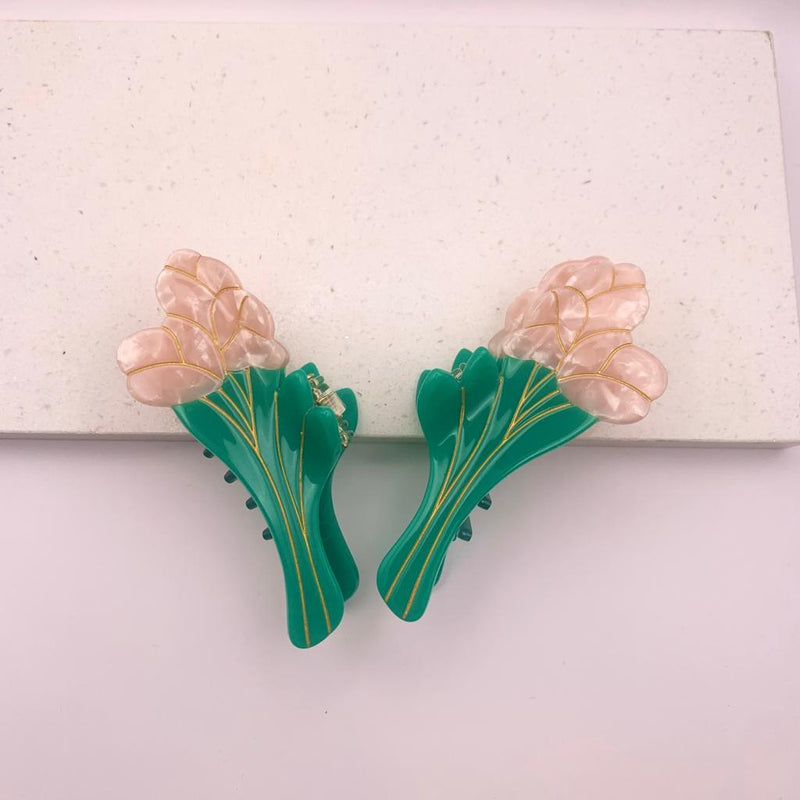 Flower hair Claw Clip